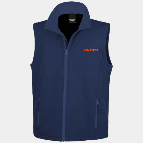 4X4 Tyres - Result Core Soft Shell Bodywarmer