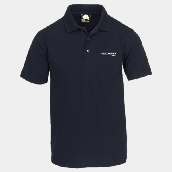 Falken 'White Logo' ORN Raven Poloshirt