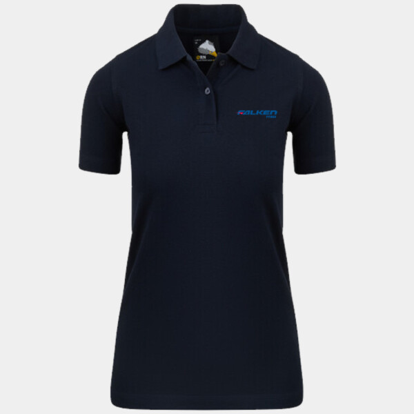 Falken Tyres 'Blue Logo' ORN Ladies Raven Poloshirt