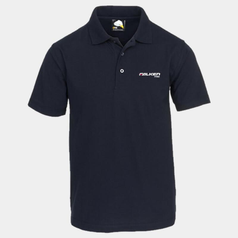 Falken 'White Logo' ORN Raven Poloshirt Thumbnail