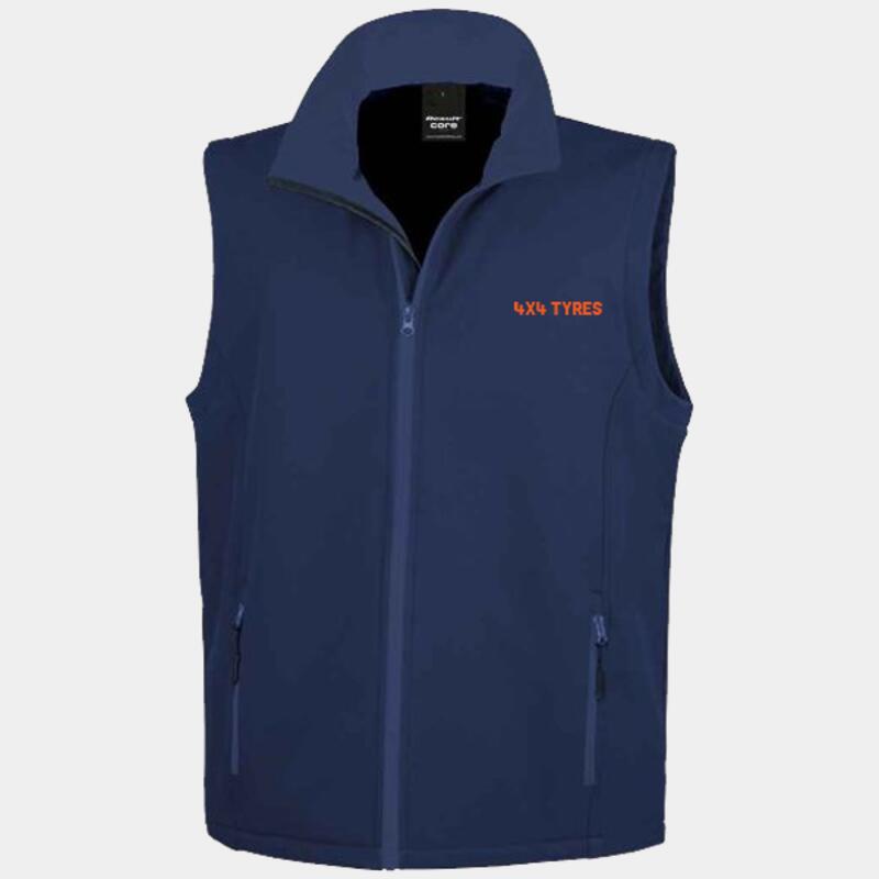 4x4 Result Core Printable Soft Shell Bodywarmer Thumbnail