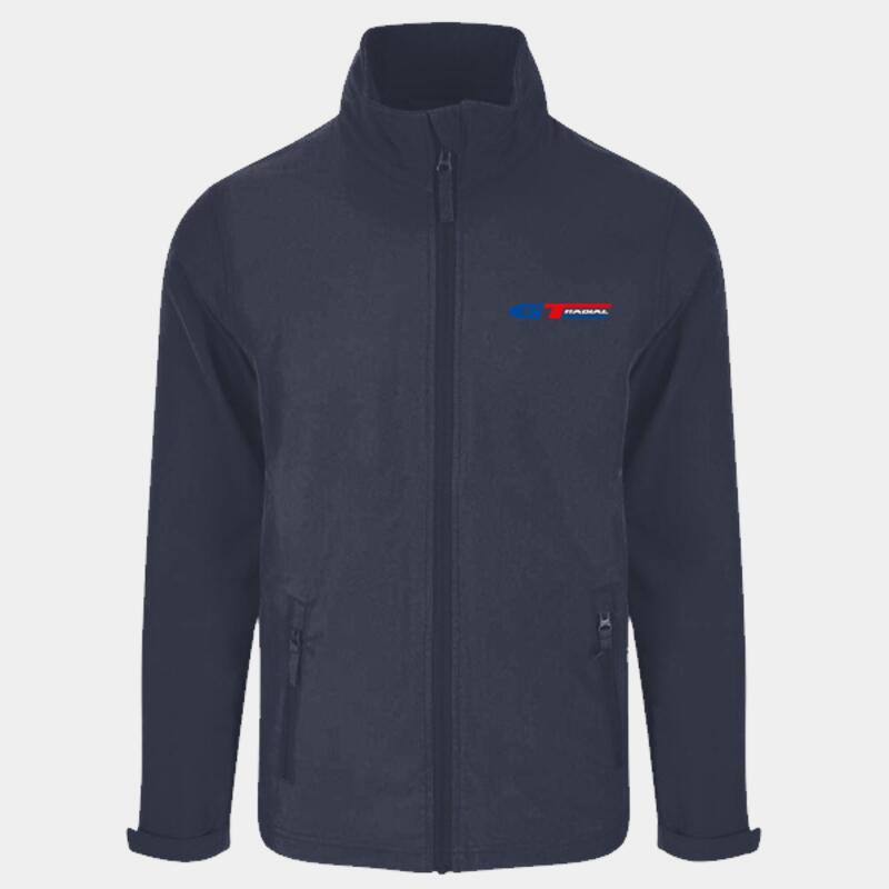 GT Radial White Text RTX Pro Two Layer Soft Shell Jacket Thumbnail